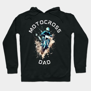 Motocross Dad Dirt Bikes Racer Hoodie